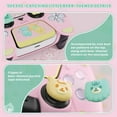 thumbnail image 6 of PlayVital Cute Bear Controller Silicone Case for ps5, Kawaii Controller Cover Compatible with Charging Station, Gamepad Skin Protector for ps5 with Touch Pad Sticker & Thumb Grips - Pink & Yellow, 6 of 8