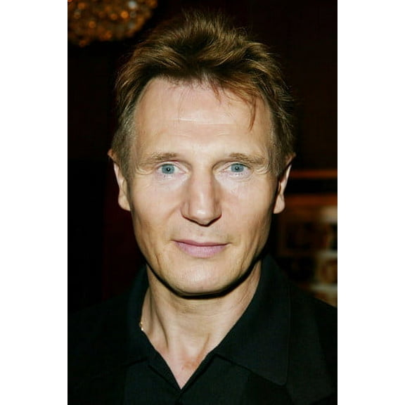Liam Neeson 24x36 Poster candid in black shirt and jacket