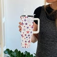 thumbnail image 3 of Zhufwei 40 oz Easter Bunny Tumbler with Handle lid and Straw,Easter Bunny Rabbit CoffeeTravel Mug Cup Water Bottle,Easter Bunny Decor,Easter Rabbit Gifts for Women, 3 of 6