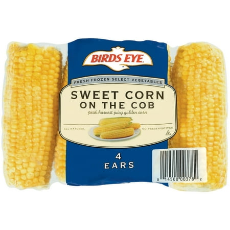 Birds Eye Sweet Corn On The Cob 4 Ct Bag