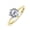 Yellow, variant on Bling Jewelry Womens Round Solitaire 1.5CT CZ Cubic Zirconia 6-Prong Engagement Ring 1MM Band Gold Plated Sterling Silver