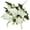 White, variant on ZFSBZBS 1 Bundles 12.2 Inch Artificial Rose Flowers Hydrangea Bouquet Floral Arrangements Bulk for Vase Home Wedding Party Centerpiece,White