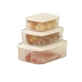 thumbnail image 4 of Food Storage Containers, Staron 2026 Microwave Safe Plastic Food Box Set, 300ml 600ml 1000ml Clear Airtight Freezer Containers with Lids, 4 of 7