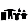 thumbnail image 1 of Bambini Black 6 Piece Layette Set, 1 of 3