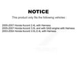 thumbnail image 2 of Mpulse Rear Left (Driver Side) ABS Wheel Speed Sensor SEN-2ABS0199 for Car Honda Accord with Harness, 2 of 2