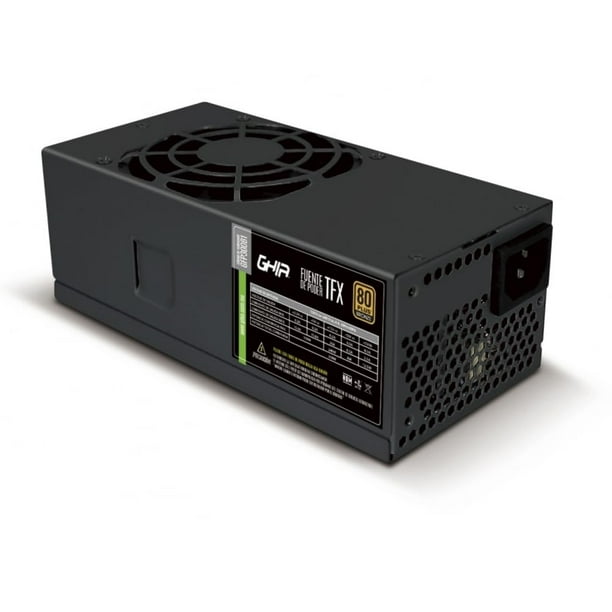 GHIA Fuente de Poder GFP300B1N. TFX 300W 80 Plus Bronze para Equipos Slim (SFF)