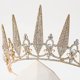 thumbnail image 5 of Tiaras y coronas doradas para mujer, tiara de boda de cristal para novia, corona de cumpleaños de metal, accesorios de fiesta de disfraces para cumpleaños, Halloween, graduación, oro, 5 of 5
