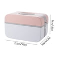thumbnail image 3 of maho Organiser- Sturdy And Item Organiser- Compartmentalised Design- Travel Case For Emergencies Pink on Clearance, 3 of 6