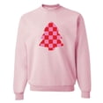 thumbnail image 3 of Checkered Christmas Tree Womens Crewneck - Multiple Colors, 3 of 3