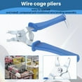 thumbnail image 6 of 300 Pcs Wire Cage Clamps, with 1 Piece of Wire Cage Buckle Snap Pliers, Suitable for , C ma3176, 6 of 6