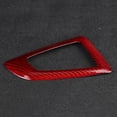 thumbnail image 4 of Car Interior Decoration Carbon Fiber Gear Shift Frame Cover Trim Red Right Hand Driving, 4 of 10