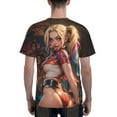 thumbnail image 6 of Harley Quinn Men's T Shirt 3D Graphic Hip Hop Unisex Tees Tops Casual Stylish Crew Neck Short Sleeve, 6 of 8