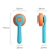 thumbnail image 3 of Cepillo para el cuidado de mascotas, herramientas para gatos Suministro de removedor de cabello Accesorios de autolimpieza Cepillo para peinar Peine naranja azul, 3 of 3