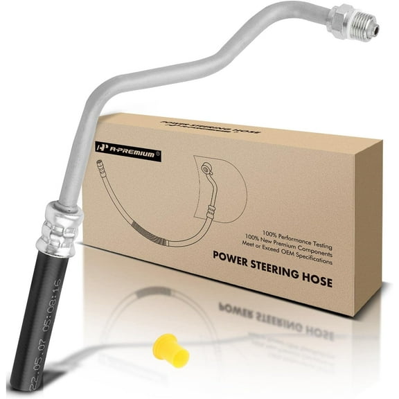 A-Premium Power Steering Hose Return Line Hose Assembly Compatible with Ford Explorer Mercury Mountaineer 1998-2001 V8 5.0L Gear To Cooler