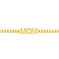thumbnail image 2 of 14k Yellow Gold Mom Plate 6.25 Inch 6.75 Inch 7.25 Inch Adjustable Bracelet 7.25 Inch Link Bracelet for Women, 2 of 2
