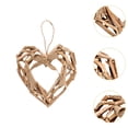 thumbnail image 2 of Adorno de madera en forma de corazón Adorno colgante de corazón de madera Decoración colgante S, 2 of 8