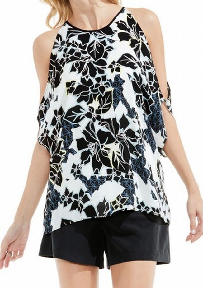 vince camuto cold shoulder blouse