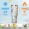thumbnail image 3 of 40 oz Tumbler with Handle and Straw Lid, Cute Cat Insulated Cup, Double Vacuum Leak Proof Coffee Travel Mug, Stainless Steel Water Bottle Gifts for Women Men, 3 of 6