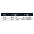 thumbnail image 4 of On the Go Women’s Short Shorts (1 Pair, Black, Size L-XL) - Black Supersoft Athletic Fit Comfort Waistband, 4 of 4