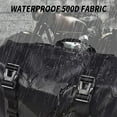 thumbnail image 5 of AFISHTOUR Motorcycle Saddlebags, 50L Detachable Waterproof Motorcycle Luggage Bag for Scooter, Honda, Suzuki, Yamaha (Black, 2 Pack), 5 of 8