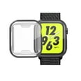thumbnail image 3 of For Apple Watch Series 5 (40mm) Case, Clear TPU Protective Cover Armor, Shock Adsorption, Drop Protection [Black Frame], 3 of 5
