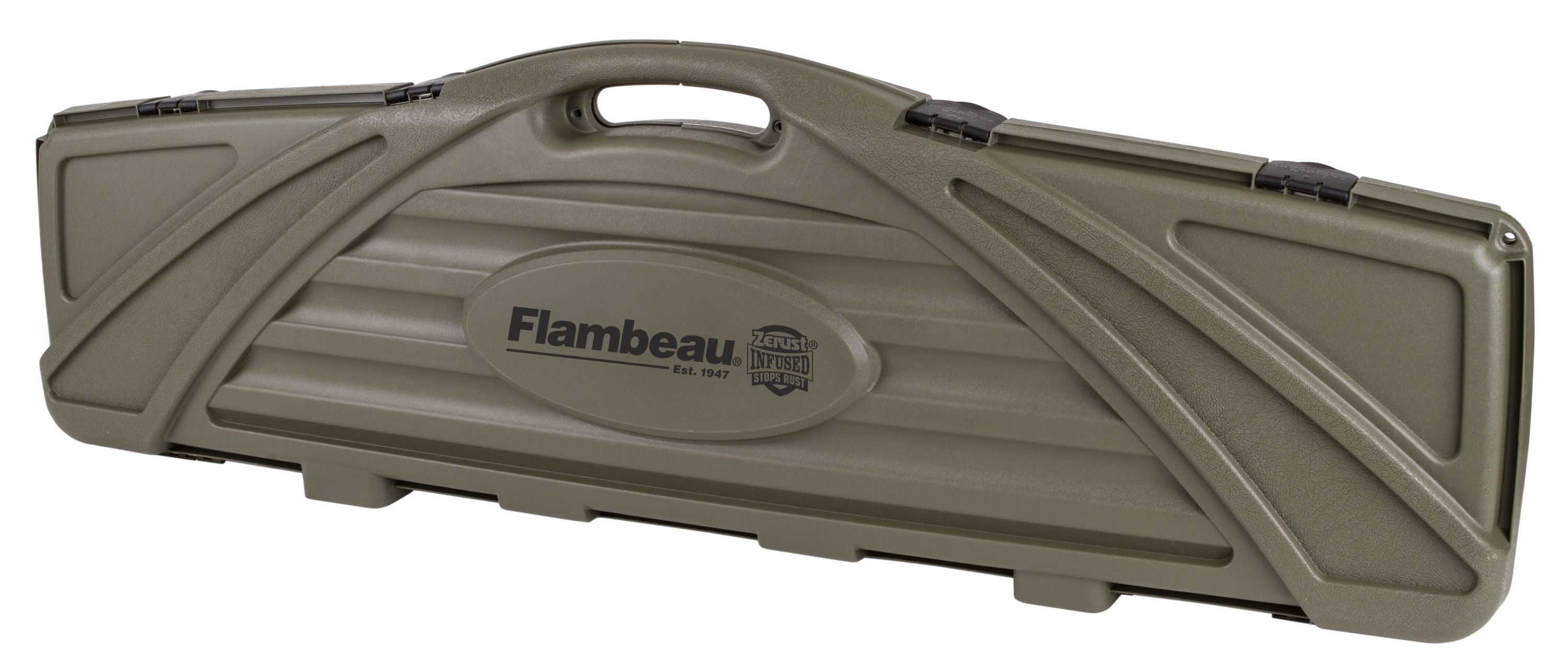 Flambeau Zerust Infused Double Gun Case, Green, 1 Piece