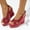 Red, variant on Viluyesy Women's Platform Sandals, Peep Toe Fashion Comfort Adjustable Buckle Summer Thick Sole Slingback Shoes Red 6.5