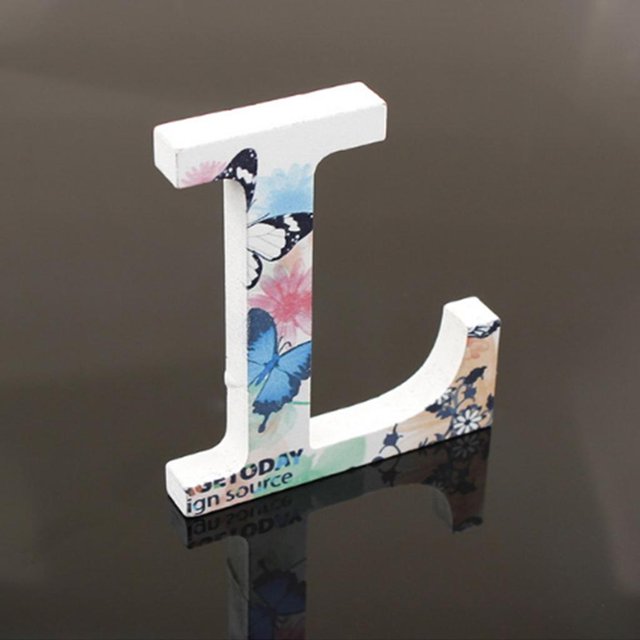 DIY de la de Piezas de Artesanía Accesorios Decorativos Partido L Colco Letras DIY Decoración