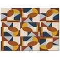 thumbnail image 2 of Area Rug 5'x8' Art Decor Mid-Century Modern Abstract Geometric Multi Color Washable Area Rugs Non Shedding Floor Carpet Rubber Backing Non-Slip Indoor Mats for Living Room Bedroom Kitchen, 2 of 8