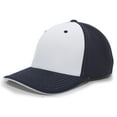 thumbnail image 2 of Pacific Headwear M2 Performance Contrast Flexfit Cap 398F White/Navy/Navy S/M, 2 of 2