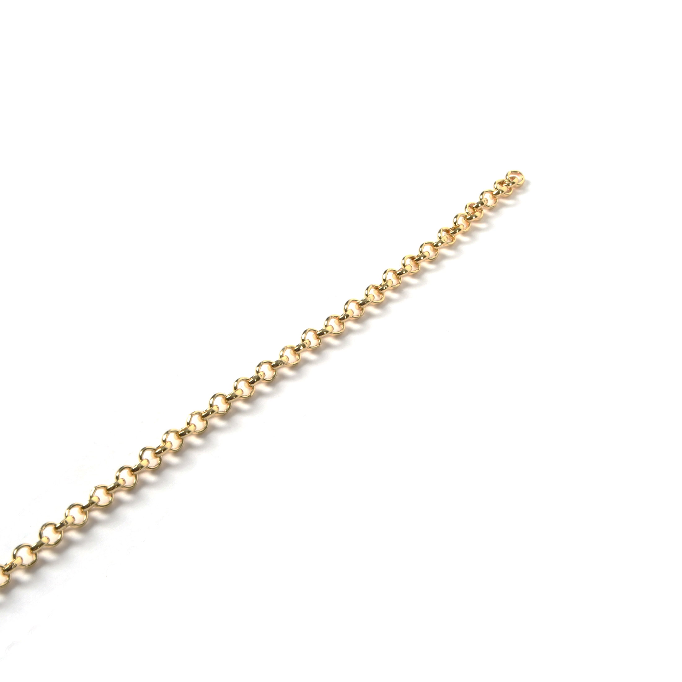 Blue Moon Beads Imitation Gold Chain Roll Spool for DIY Jewelry Making 10 Yards 1-pack