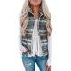thumbnail image 1 of Sleeveless Fleece Fluffy Vest, Warm Printed Tie Dye Vest Outwear Comfortable Ethnic Lightweight Fashion  For Winter ANGGREK Étnico Gris XXL, 1 of 6