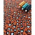thumbnail image 4 of Minerva Exclusive Leopard Love Linen Viscose Blend Fabric - per yard, 4 of 6