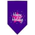 thumbnail image 4 of Christmas Pet and Dog Bandana Screen Printed, "Scribble Happy Holidays", 4 of 10