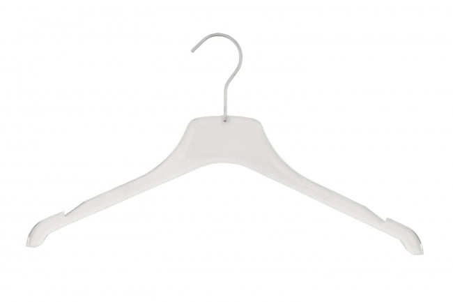 National Hanger Company Modern Shirt Hanger, Acrylic Shirt Hangers, 12 per carton