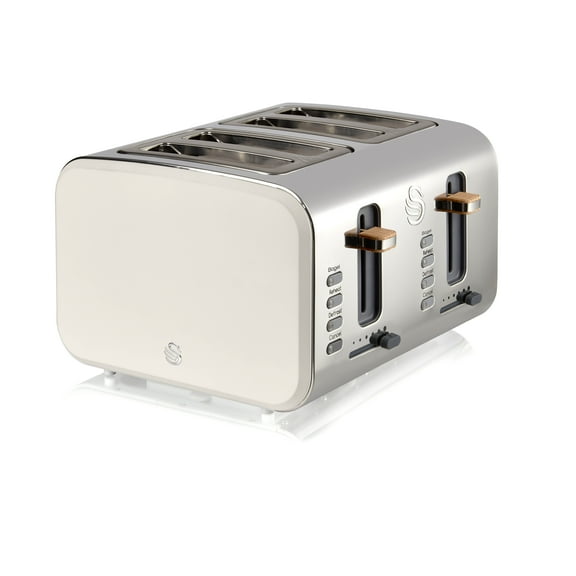 Swan Nordic 4 Slice Toaster, White