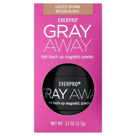 Everpro Gray Away Temporary Root Concealer Root Touch Up Magnetic Powder, Light Brown/Medium