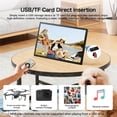 thumbnail image 4 of HAORYZON 18.5 Inch Ultra-Slim Wireless Portable Monitor FHD 1920x1080P IPS Wide Viewing Angle Gaming Secondary Screen Built-in Speakers Support AirPlay Miracast for Mac Android iOS, 4 of 9