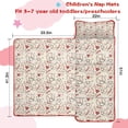 thumbnail image 5 of Baseball Heart Pattern Toddler Nap Mats for Kids Preschool,Sleeping Mat Bag or Kids,Toddler Sleeping Bag,Toddler Nap Mat or Daycare, 5 of 6