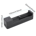 thumbnail image 3 of Adaptador De Cargador De Batería USB De Ranura única Universal Para PC, Carga Inteligente LED Para Celda De Iones De Litio 26650 14500, Color Negro, 3 of 7