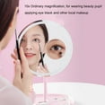 thumbnail image 5 of Asunby 7-Piece Magnifying Mirror and Eyebrow Tweezers Kit, 5X, 10X, 15X Portable Makeup Mirror with Suction Cups for Travel, 5 of 11