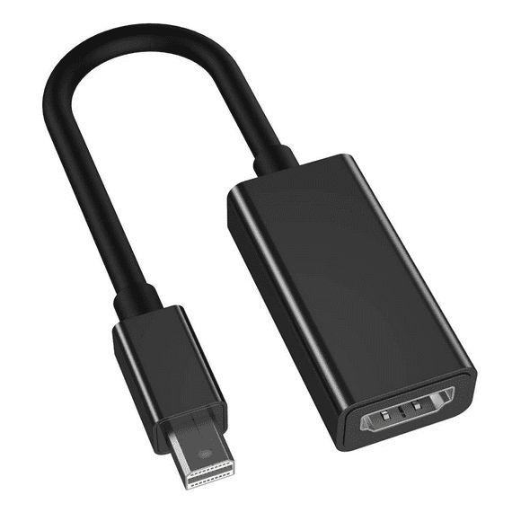 Mini DP To HDMI Adapter Converter for MacBook Air/Pro, Microsoft Surface Pro 3/4, Mac Mini, Monitor, Projector Etc