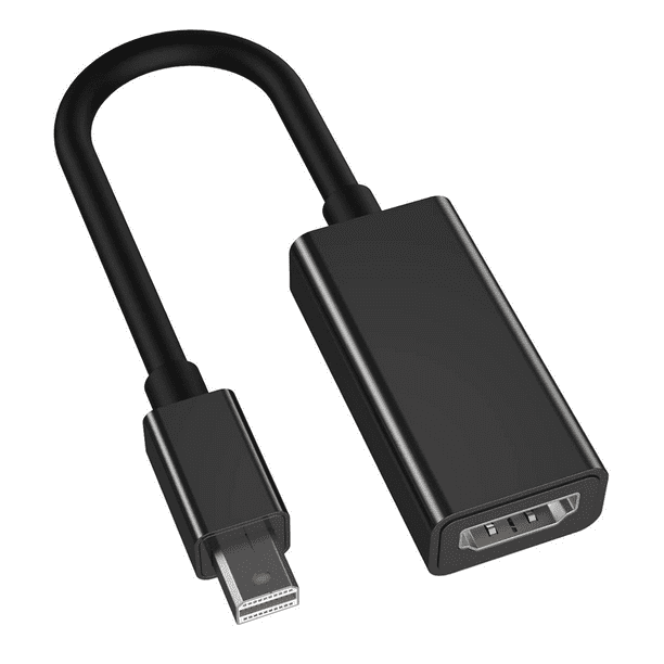 Adaptateur Mini DP vers HDMI pour MacBook Air/Pro, Microsoft Surface Pro  3/4, Mac Mini, Moniteur, Projecteur, Etc.