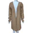 thumbnail image 2 of 1PCS casual cardigan knitted jacket-khaki, 2 of 4