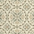 thumbnail image 3 of SAFAVIEH Four Seasons Saranna Geometric Polyester Area Rug, Green/Brown, 4' x 6', 3 of 4