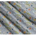 thumbnail image 3 of Soimoi Cotton Cambric Fabric Coral,Strafish & Sea Horse Ocean Print Fabric by The Yard 42 Inch Wide, 3 of 7