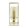 thumbnail image 3 of Danya B. Luna Warm Gold Tinted Glass Large Hurricane Candle Holder, 3 of 11