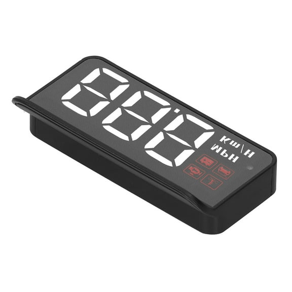 OBD2 HUD Head Up Display Windshield Projector Multi‑Function Gauge Alarm Fatigue Driving Reminder