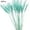 Blue, variant on Farfi 25Pcs/Set Artificial Flower Decor Widely Applied Exquisite Workmanship No Withering Pampas Oat Grass Dried Flower Decor for Party (Black)