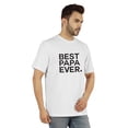 thumbnail image 2 of Inkmeso T-Shirt à Col Rond pour Hommes avec Imprimé Graphique Best Papa Ever.€ T-Shirt pour la Fête des Pères, 2 of 7